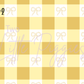 Printed Vinyl - Pastel Gingham Bows
