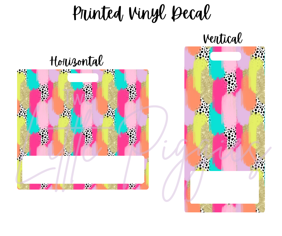 Printed Vinyl - Brushstroke Polka Dot