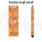 Printed Vinyl - Orange Boho Flowers