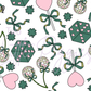 Printed Vinyl - St. Patrick's - Bows, Disco, and Balloon Dogs