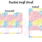 Printed Vinyl - Pastel Fur