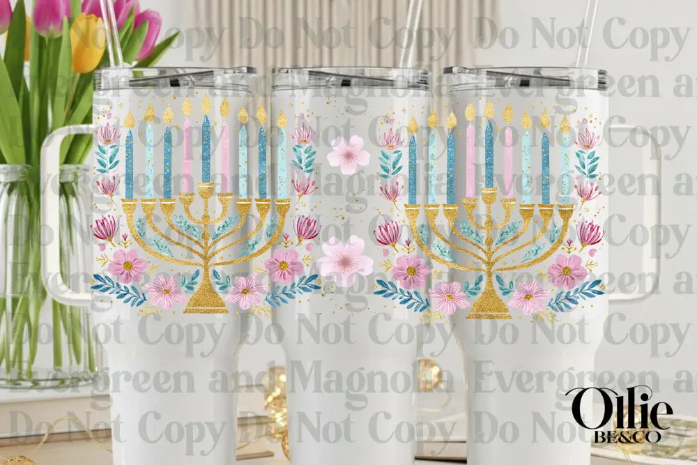 Floral Dreidel