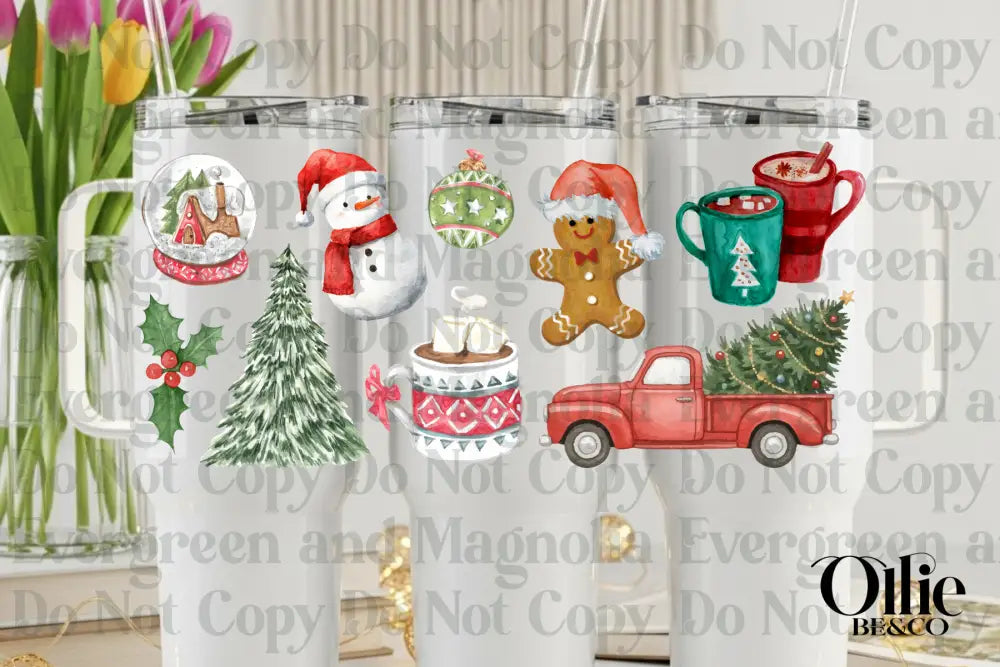 Vintage Christmas *Gptumblers Exclusive Design*