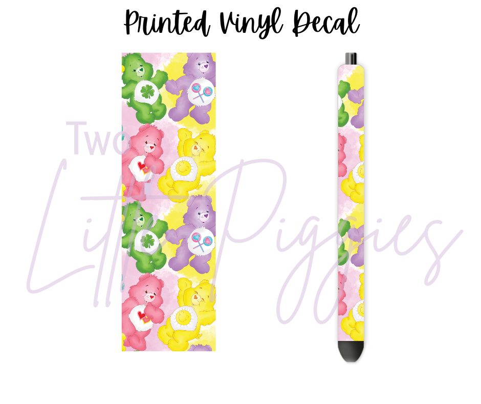 Printed Vinyl - 90's - Carebears