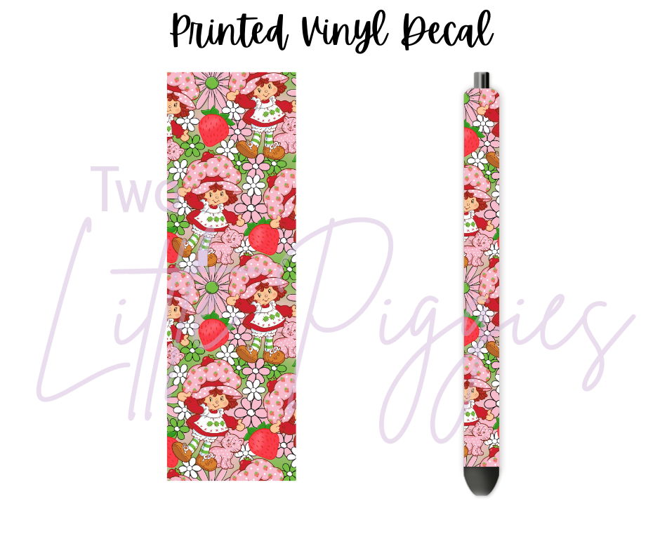 Printed Vinyl - Strawberry SC