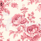 Printed Vinyl - Toile Floral