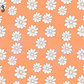 Printed Vinyl - Boho Orange and Pink