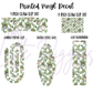 Printed Vinyl - Checkered Plants