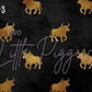 Printed Vinyl - Taurus - Black and Gold