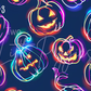 Printed Vinyl - Halloween Neon Collection