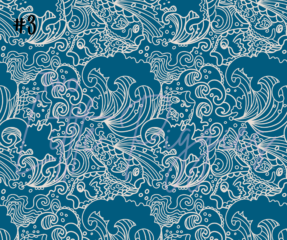 Printed Vinyl - Japanese Patterns
