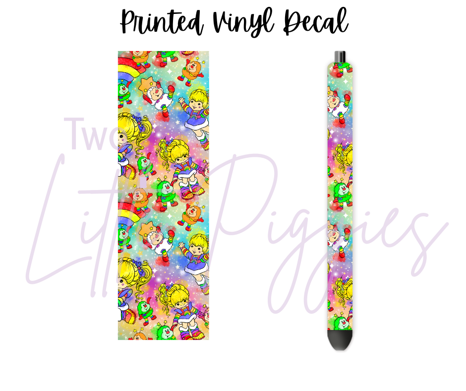Printed Vinyl - 90's - Rainbow Brite