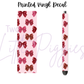 Printed Vinyl - Pink Glitter Bows