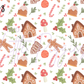 Printed Vinyl - Rosy Christmas