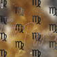 Printed Vinyl - Virgo - Black and Gold