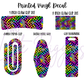 Printed Vinyl - Rainbow Checkers Bolts