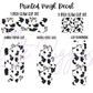 Printed Vinyl - Cow Print and Bows