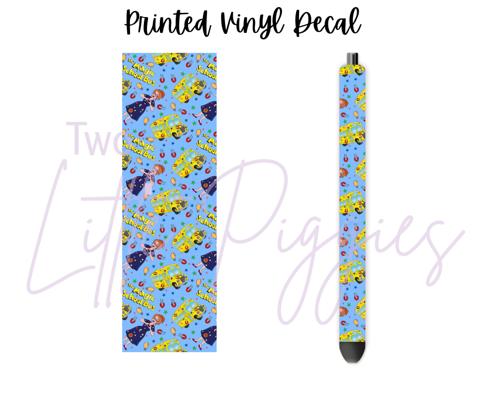 Printed Vinyl - 90's - Magic Schoolbus