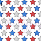 Printed Vinyl - 4th of July - Stars and Bows