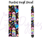 Printed Vinyl - 90's - Lisa Frank - Black