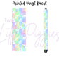 Printed Vinyl - Pastel Rainbow F*** on White Checker