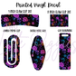Printed Vinyl - Skelli Roses