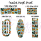 Printed Vinyl - Boho Butterflies