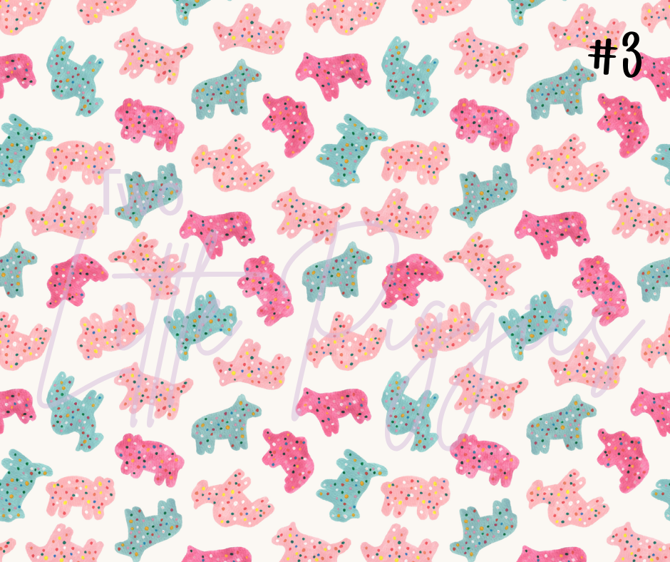 Printed Vinyl - Animal Cookie