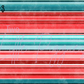 Printed Vinyl - Coral Aqua Aztec