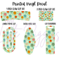 Printed Vinyl - Floral Melted Smiley