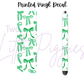 Printed Vinyl - St Patrick's Day Bows