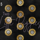 Printed Vinyl - Leo - Black and Gold