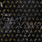 Printed Vinyl - Sagittarius - Black and Gold
