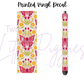 Printed Vinyl - Moths and Tulips