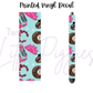 Printed Vinyl - Western Leopard 8 Ball