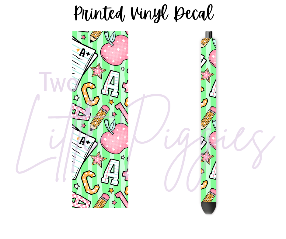 Printed Vinyl - Back to School - All Star