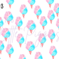 Printed Vinyl - Cotton Candy