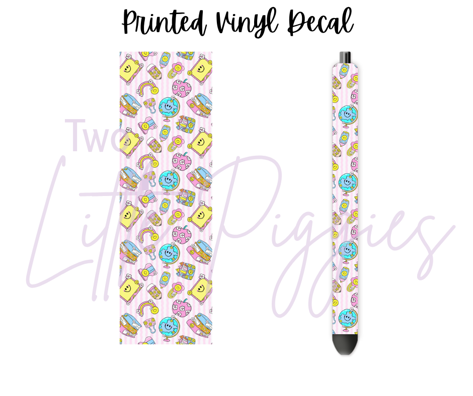 Printed Vinyl - Back to School - All Smiles