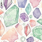 Printed Vinyl - Pastel Gems