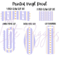Printed Vinyl - Lavender and Lemons