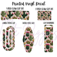 Printed Vinyl - Embroidered Cactus