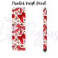 Printed Vinyl - Red and Pink Bows