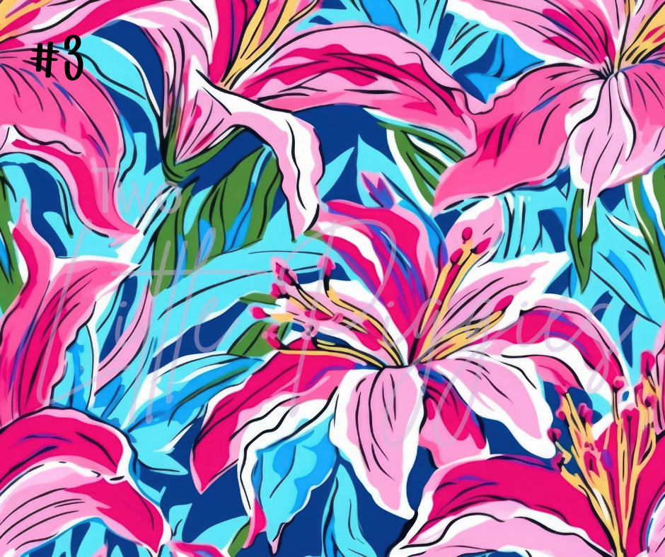 Printed Vinyl - Preppy Lily