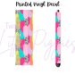 Printed Vinyl - Brushstroke Polka Dot