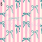 Printed Vinyl - Stripes and Bows