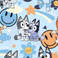 Printed Vinyl - Blue Dog