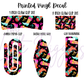Printed Vinyl - Neon Cowgirl Boots