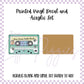 Printed Vinyl and Acrylic Set - Cassette Tapes - True Crime Audio Book