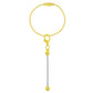 Keychain Cable Loop with Beadable Bar and Screw Lock (3pc)
