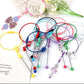 Keychain Cable Loop with Beadable Bar and Screw Lock (3pc)